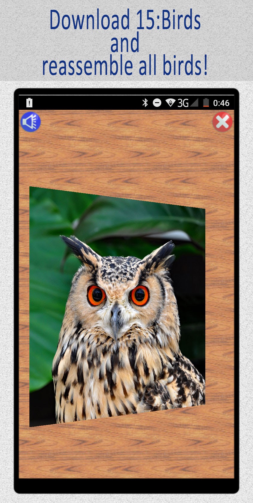 Скриншот 1 программы 15:Birds Puzzle