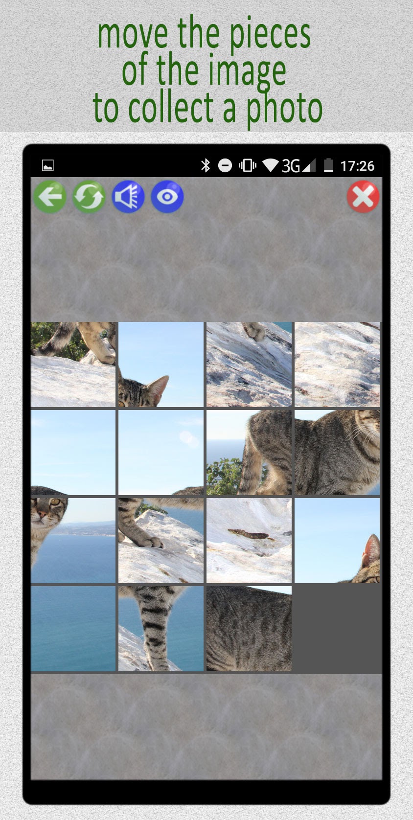 Скриншот 4 программы 15:Cats Puzzle